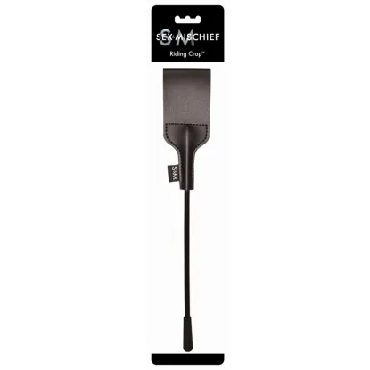 Sex & Mischief Riding Crop Black
