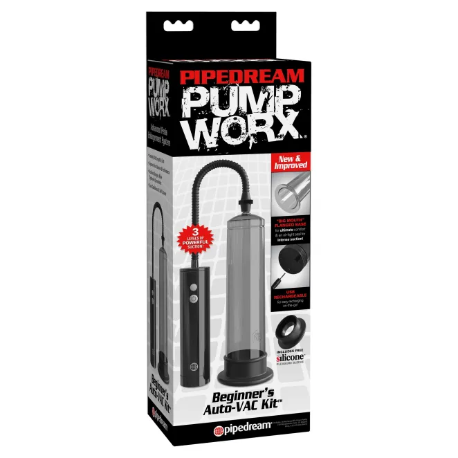 Beginner's Auto-VAC Penis Pump Kit Black