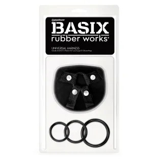 Basix Rubber Works Universal Harness O/S Black
