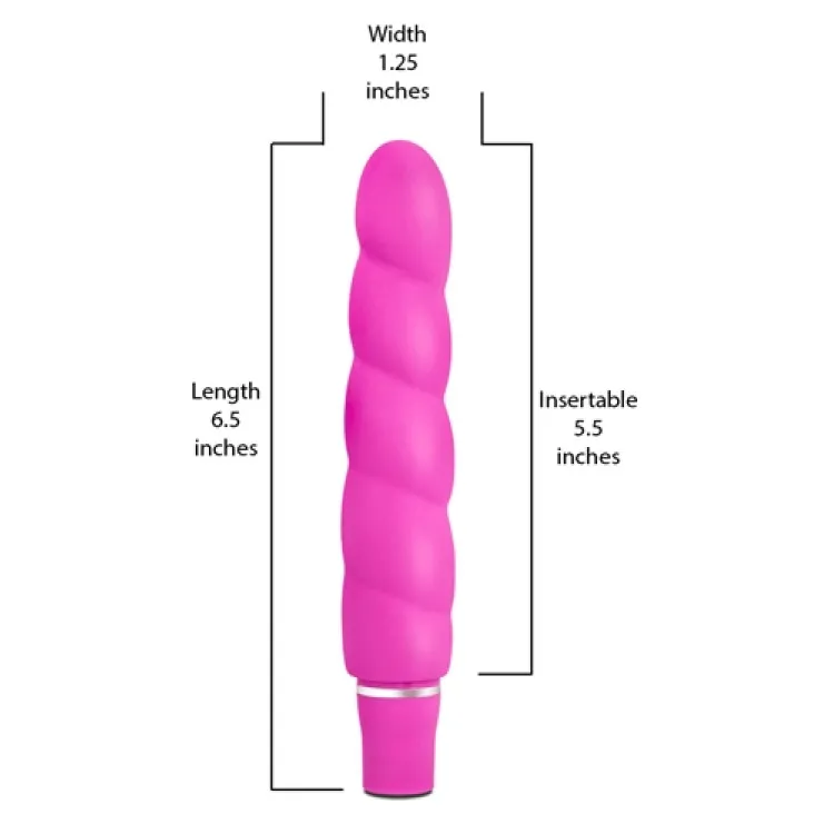6.5 in. "Anastasia" Silicone G-Spot 10-Function Vibrator 6.5 in. "Anastasia" Silicone G-Spot 10-Function Vibrator