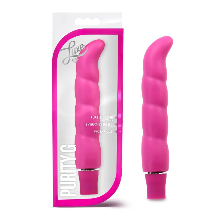 6.25 in. Purity G 10 Function Silicone G-Spot Vibrator 6.25 in. Purity G 10 Function Silicone G-Spot Vibrator