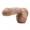 8.5 in. Posable Dual Density Dildo with Balls Tan 8.5 in. Posable Dual Density Dildo with Balls Tan