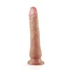 9.5 in. Posable Dual Density Dildo Tan