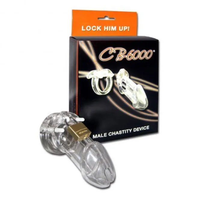 CB-6000 Polycarbonate Male Chastity Cage