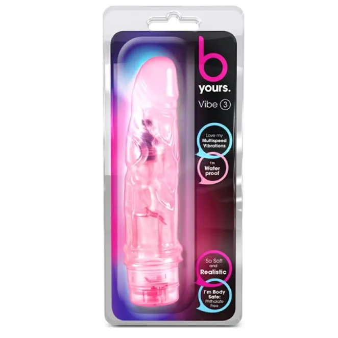 6 Inch Realistic Vibrating Dildo Pink