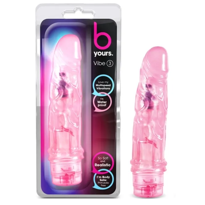 6 Inch Realistic Vibrating Dildo Pink
