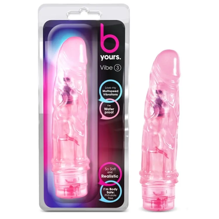 7.75 in. Realistic Vibrating Dildo Pink 7.75 in. Realistic Vibrating Dildo Pink