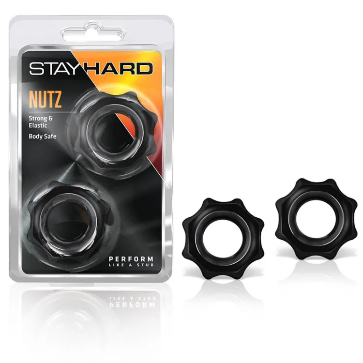 Nutz Soft Stretchy Cock Ring 2-Pack Nutz Soft Stretchy Cock Ring 2-Pack