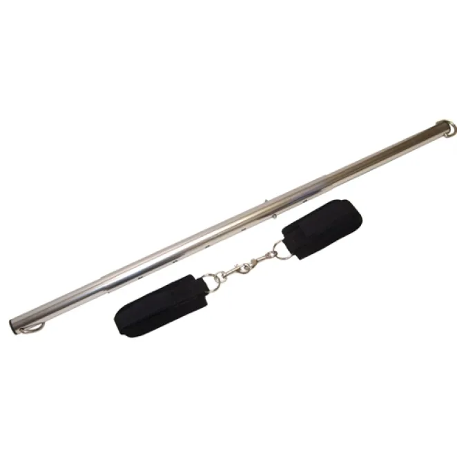 Expandable Spreader Bar & Cuffs Set Black
