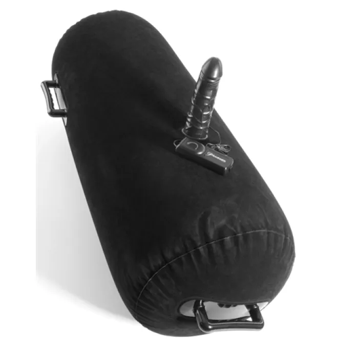 Inflatable Luv Log with 5 in. Vibrating Dildo