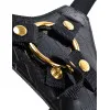 Gold & Black Designer Strap-On Harness with 7 in. Dildo Gold & Black Designer Strap-On Harness with 7 in. Dildo