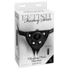 Adjustable Vibrating Plush Harness Black Adjustable Vibrating Plush Harness Black