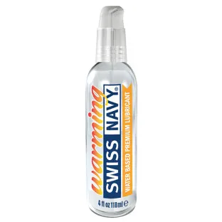 Swiss Navy Water-Based Warming Lube 4 oz.