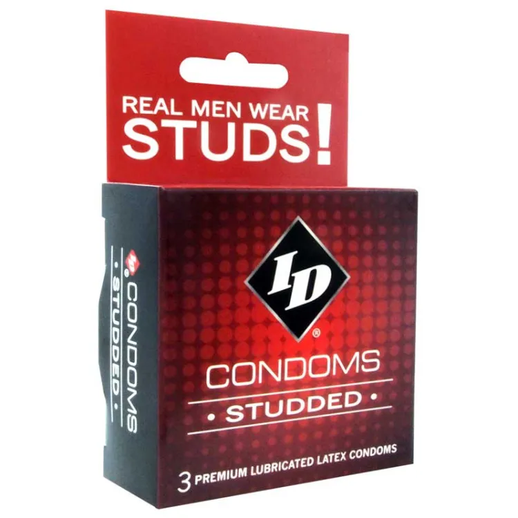 ID Studded Condom 3-Pack