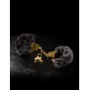 Gold Deluxe Furry Cuffs Gold Deluxe Furry Cuffs