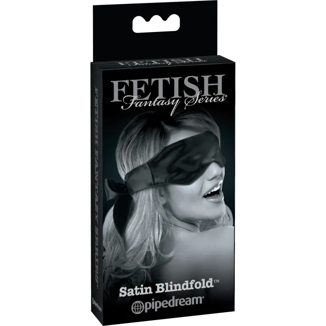 Satin Blindfold Black