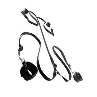 Wraparound Mattress Restraints Kit Black