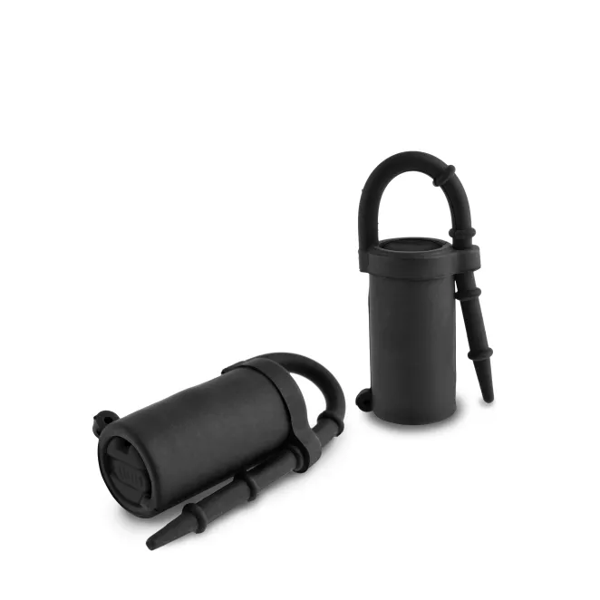 Vibrating Silicone Nipple Teazers Black