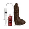 9 Inch Doc Johnson Bust It Ejaculating Realistic Dildo with Vac-U-Lock Brown