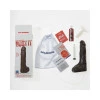 9 Inch Doc Johnson Bust It Ejaculating Realistic Dildo with Vac-U-Lock Brown