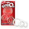 Cock Ring Set 3-Pack Clear Cock Ring Set 3-Pack Clear