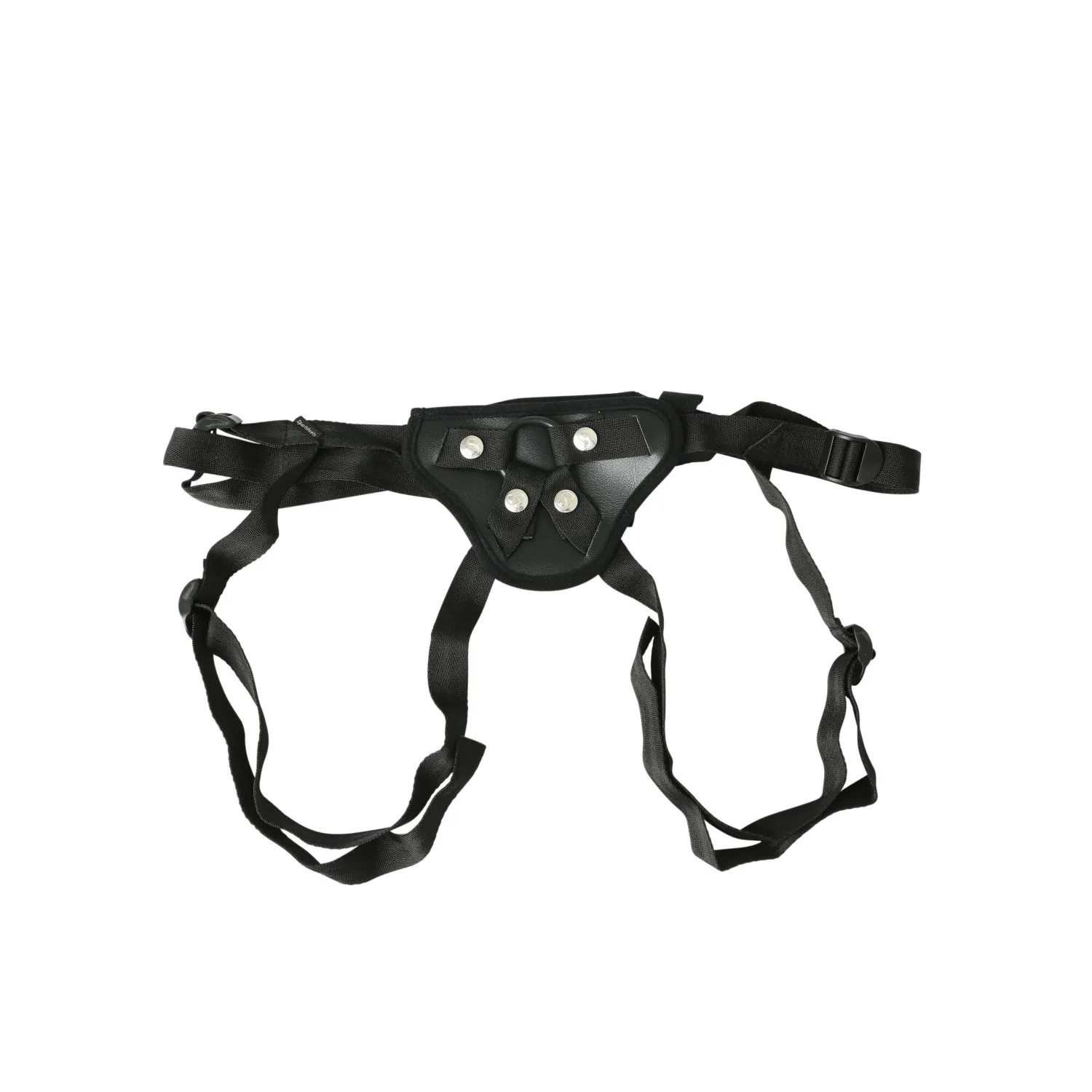 Adjustable Strap-On Harness Black