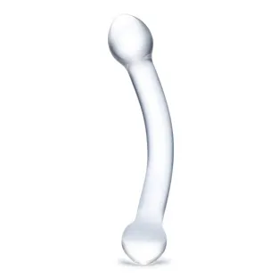 7 in. Curved Glass G Spot Dildo