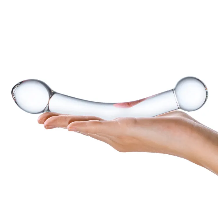 7 in. Curved Glass G Spot Dildo