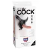 King Cock Strap-On Harness with 6 in. Dildo Beige King Cock Strap-On Harness with 6 in. Dildo Beige