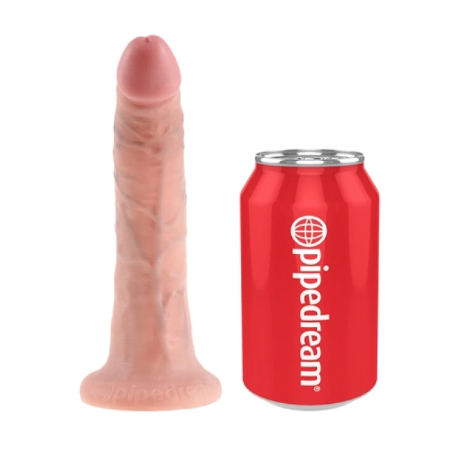 King Cock Strap-On Harness Kit with Ultra Realistic 7 Inch Dildo Beige