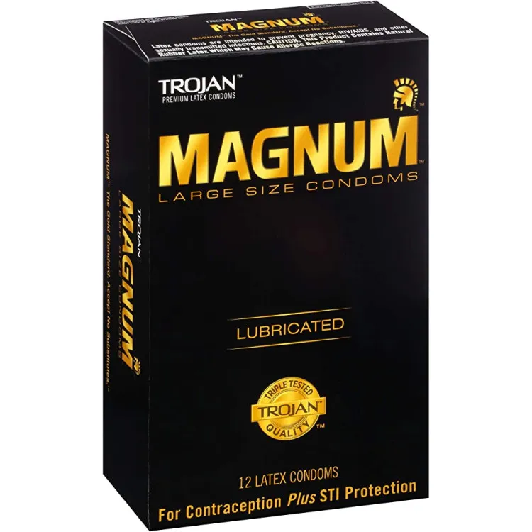 Trojan Magnum Larger Size Condoms 12-Pack Trojan Magnum Larger Size Condoms 12-Pack