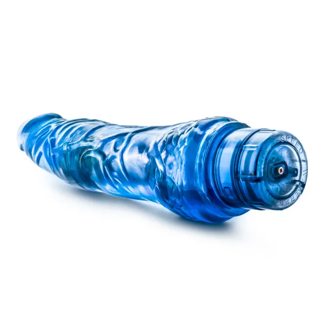 8.5 Inch Realistic Vibrating Dildo Blue