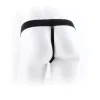 Hollow Vibrating Strap-On Realistic 7 in. with Balls Purple Hollow Vibrating Strap-On Realistic 7 in. with Balls Purple