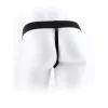 Hollow Vibrating Strap-On Realistic 7 in. with Balls Beige Hollow Vibrating Strap-On Realistic 7 in. with Balls Beige