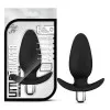 Anal Vibrating Silicone Butt Plug Black Anal Vibrating Silicone Butt Plug Black