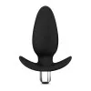 Anal Vibrating Silicone Butt Plug Black Anal Vibrating Silicone Butt Plug Black