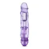 6.7 in. Realistic Vibrating Dildo Purple
