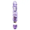 6.7 in. Realistic Vibrating Dildo Purple