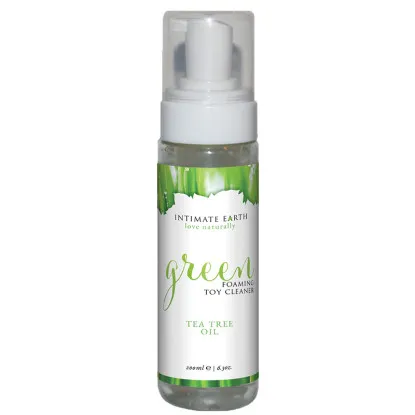 Intimate Earth Green Foaming Toy Cleaner with Tea Tree Oil 6.3 oz.