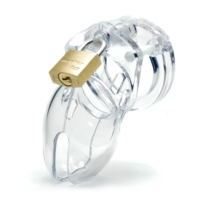 CB-6000S Polycarbonate Male Chastity Cage