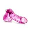 6.5 in. Realistic Vibrating Dildo with Balls Pink 6.5 in. Realistic Vibrating Dildo with Balls Pink
