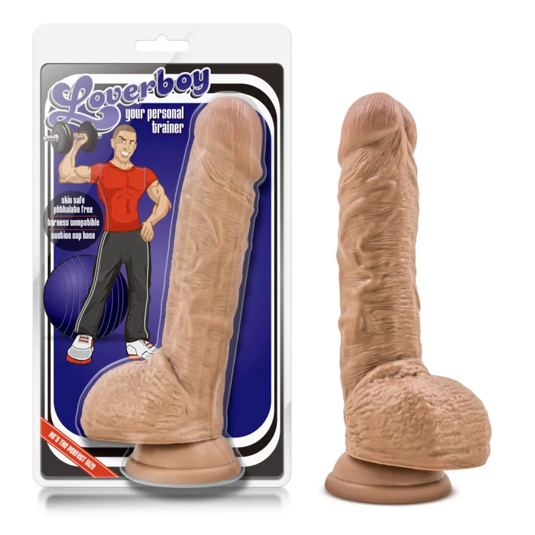 9 in. "Your Personal Trainer" Realistic Dildo with Balls 9 in. "Your Personal Trainer" Realistic Dildo with Balls