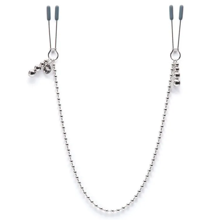 Fifty Shades Darker At My Mercy Beaded Chain Nipple Clamps Fifty Shades Darker At My Mercy Beaded Chain Nipple Clamps