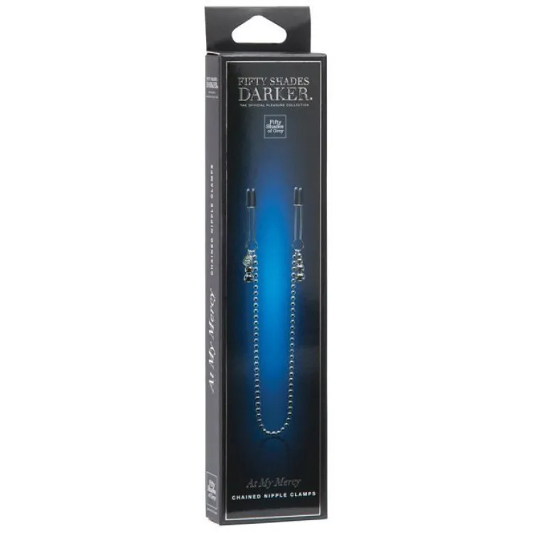 Fifty Shades Darker At My Mercy Beaded Chain Nipple Clamps Fifty Shades Darker At My Mercy Beaded Chain Nipple Clamps