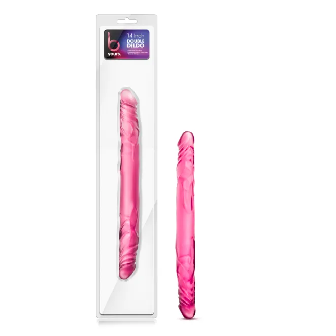 14 Inch Double Ended Dildo Pink