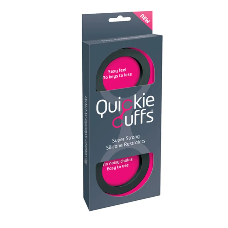 Quickie Cuffs Medium Black (60080) | SlipDix.com