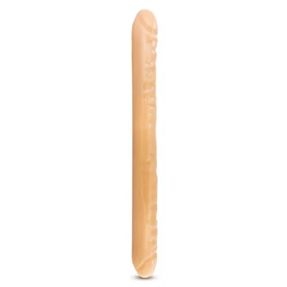 18 in. Double Dildo Beige
