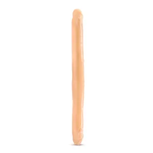 16 in. Double Dildo Beige