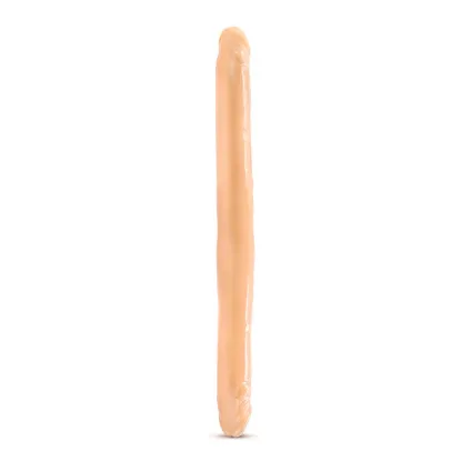 16 in. Double Dildo Beige