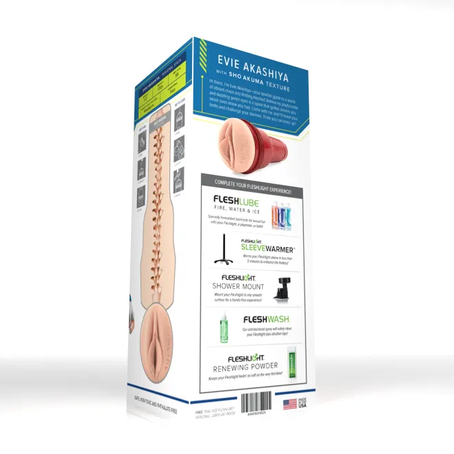 Fleshlight Fantasy Evie Akashiya Sho Akuma textured male masturbator